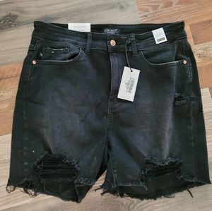 Black Judy Blue Womens Shorts 1X